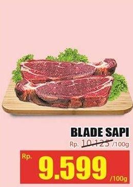 Promo Harga Daging Blade per 100 gr - Hari Hari