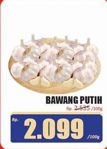 Promo Harga Bawang Putih per 100 gr - Hari Hari