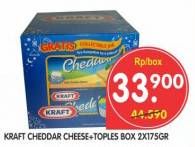 Promo Harga KRAFT Cheese Cheddar +Toples 2 pcs - Superindo