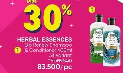 Promo Harga Herbal Essences Bio Renew Shampoo/Conditioner  - Guardian