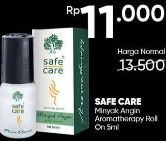 Promo Harga SAFE CARE Minyak Angin Aroma Therapy 5 ml - Guardian