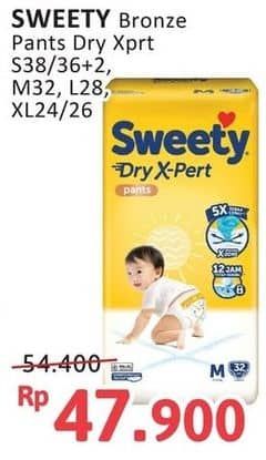 Promo Harga Sweety Bronze Pants Dry X-Pert S36+2, M32, L28, XL24, XL26 24 pcs - Alfamidi