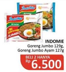 Promo Harga INDOMIE Mi Goreng Jumbo Ayam Panggang, Spesial 127 gr - Alfamidi