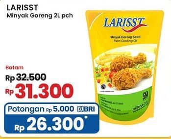 Promo Harga Larisst Minyak Goreng 2000 ml - Indomaret