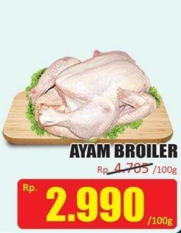 Promo Harga Ayam Broiler per 100 gr - Hari Hari