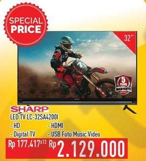 Promo Harga SHARP LC-32SA4200i | LED TV  - Hypermart