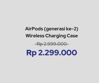 Promo Harga Apple AirPods Wireless Charging Case  - iBox