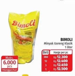 Promo Harga BIMOLI Minyak Goreng 1 ltr - Lotte Grosir