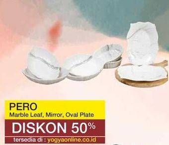 Promo Harga PERO Oval Leaf Plate  - Yogya