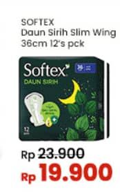 Promo Harga Softex Daun Sirih 36cm 12 pcs - Indomaret