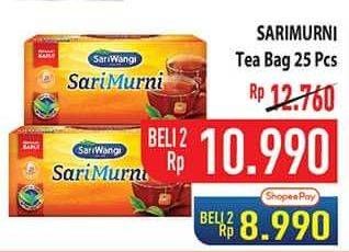 Promo Harga Sariwangi Teh Sari Murni 40 gr - Hypermart