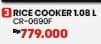 Promo Harga Cuckoo CR-0690F Digital Rice Cooker  - COURTS