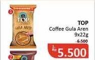 Promo Harga TOP COFFEE Gula Aren per 9 pcs 22 gr - Alfamidi
