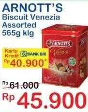 Promo Harga VENEZIA Assorted Biscuits 565 gr - Indomaret