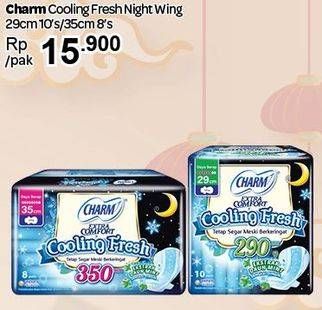 Promo Harga Cooling Fresh NIght Wing 29cm 10's / 35cm 8's  - Carrefour