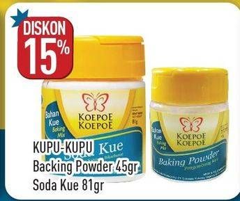 Promo Harga KOEPOE KOEPOE Baking Powder/Soda Kue  - Hypermart