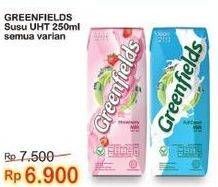 Promo Harga Greenfields UHT All Variants 250 ml - Indomaret