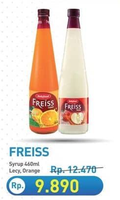 Promo Harga Freiss Syrup Squash Lychee, Orange 500 ml - Hypermart