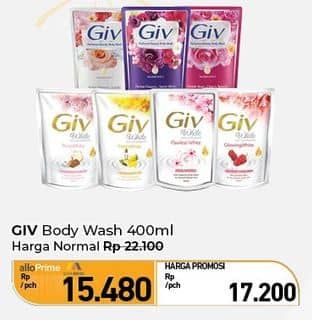 Promo Harga GIV Body Wash 400 ml - Carrefour