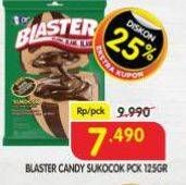 Promo Harga Blaster Candy Susu Kopi Cokelat (Sukocok) 125 gr - Superindo