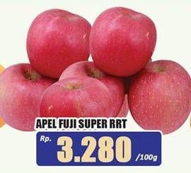 Promo Harga Apel Fuji Super RRT per 100 gr - Hari Hari