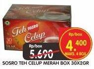 Promo Harga Sosro Teh Celup 30 pcs - Superindo