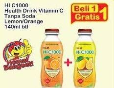 Promo Harga KALBE Hi C1000 Lemon, Orange 140 ml - Indomaret