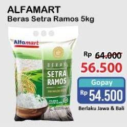 Promo Harga Alfamart Beras Setra Ramos 5000 gr - Alfamart