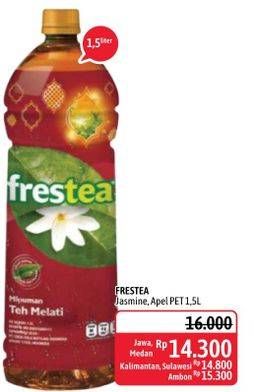 Promo Harga FRESTEA Minuman Teh Apple, Original 1500 ml - Alfamidi