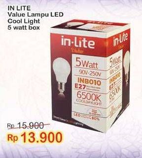 Promo Harga IN LITE Lampu INB010 E27 5W  - Indomaret