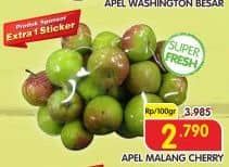 Promo Harga Apel Malang per 100 gr - Superindo