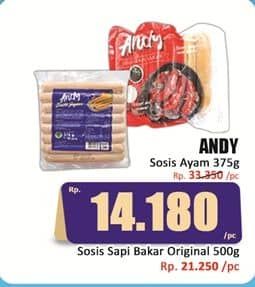 Promo Harga Andy Sosis Ayam 15 pcs - Hari Hari
