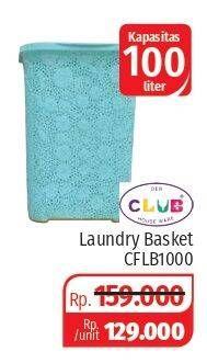 Promo Harga CLUB Laundry Basket CFLB1000 100 ltr - Lotte Grosir