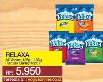 Promo Harga RELAXA Candy Kecuali Barley Mint 125 gr - Yogya