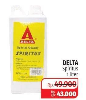 Promo Harga DELTA Spiritus Dollar 1000 ml - Lotte Grosir