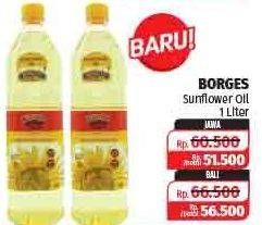 Promo Harga BORGES Sunflower Oil 1 ltr - Lotte Grosir