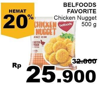 Promo Harga BELFOODS Nugget 500 gr - Giant