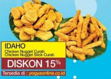 Promo Harga Idaho Chicken Nugget Curah, Chicken Nugget Stick Curah   - Yogya