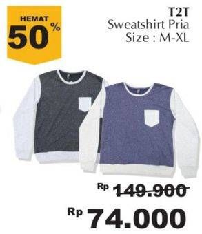 Promo Harga T2T Sweater Pria M-XL  - Giant