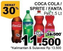 Promo Harga COCA COLA Minuman Soda 1500 ml - Giant