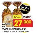 Promo Harga GARDEN Roti Gandum 7 pcs - Superindo