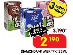 Promo Harga Diamond Milk UHT 125 ml - Superindo