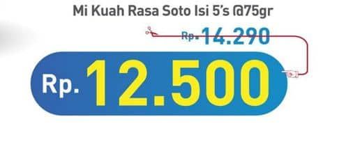 Promo Harga Sedaap Mie Kuah Soto per 5 pcs 75 gr - Hypermart