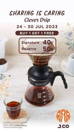 Promo Harga JCO Coffee Drip  - JCO