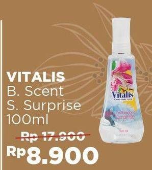 Promo Harga VITALIS Exotic Body Scent Switzerland Surprise 100 ml - Alfamart