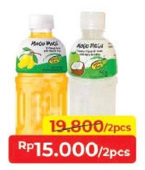 Promo Harga MOGU MOGU Minuman Nata De Coco All Variants 320 ml - Alfamart
