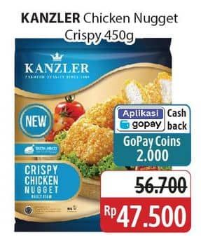 Promo Harga Kanzler Chicken Nugget Crispy 450 gr - Alfamidi