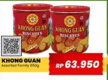 Promo Harga Khong Guan Assorted Biscuits Family 650 gr - Yogya