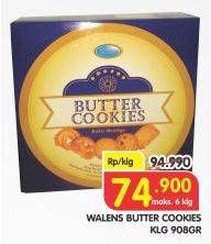 Promo Harga WALENS Butter Cookies 908 gr - Superindo