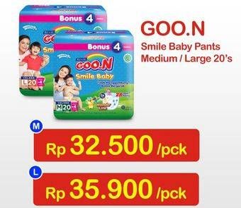 Promo Harga Goon Smile Baby Pants L20+4  - Indomaret